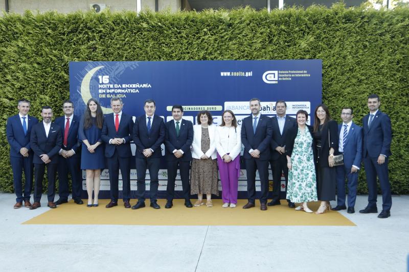 Pedro Blanco congratulates the winners in the Night of Engineering in Informatics of Galicia and highlights the role of AESIA for the future of the sector