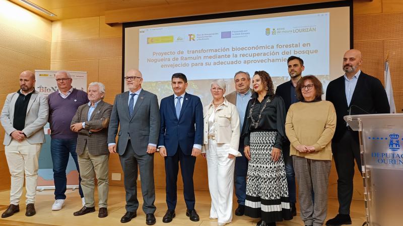Pedro Blanco exemplifies in Nogueira de Ramuín the Government’s commitment to the green transition in rural areas with €2M to advance the sustainable use of forest resources