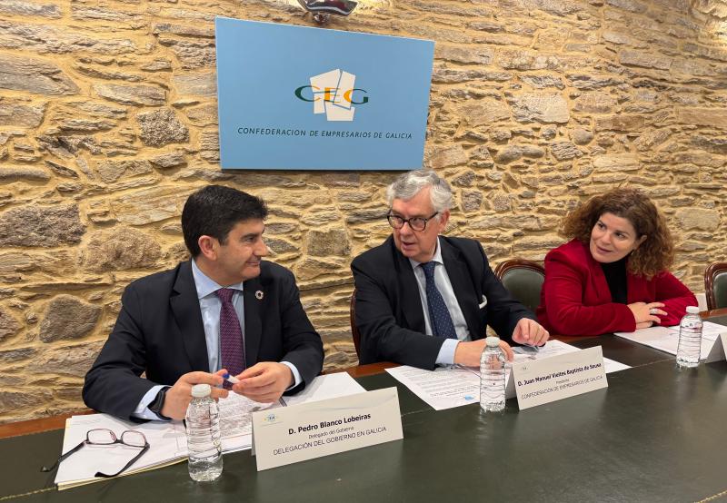 Pedro Blanco calls on Galician companies to be protagonists in the construction of a future of progress and well-being in Galicia