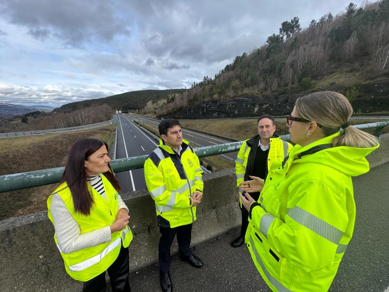 Pedro Blanco highlights in Becerreá the effort of the Government for the conservation and improvement of the road network in Lugo, with 23,1M€ on the A-6