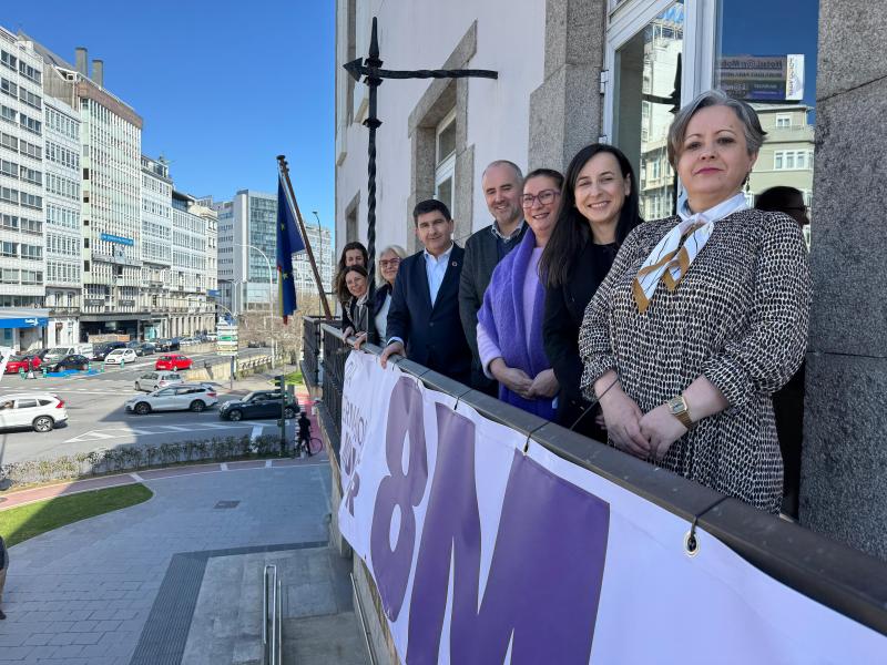 Pedro Blanco makes visible the Government’s daily commitment to feminism and calls on Galician citizens to defend full equality