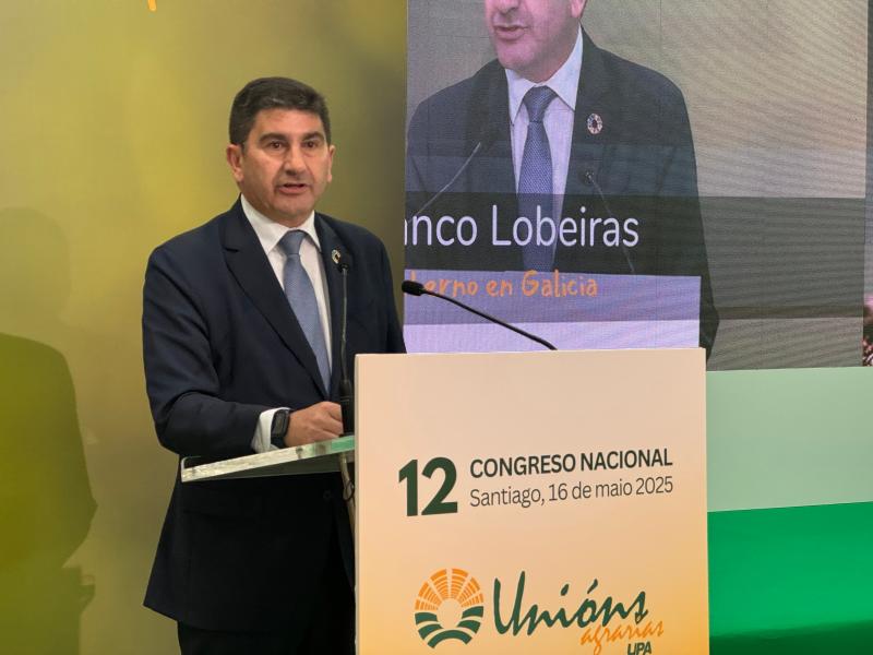Pedro Blanco defends in Santiago “the work, dialogue and collaboration” of the Government with the agricultural sector to guarantee the future of rural in Galicia