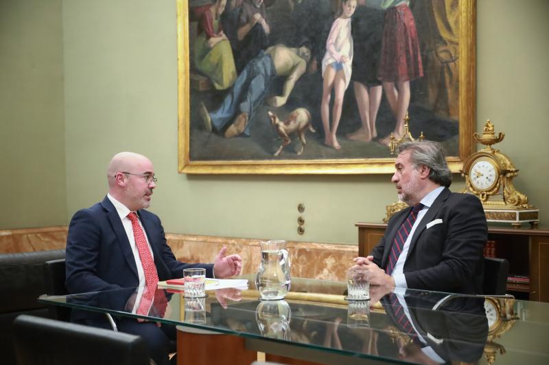 Francisco Martín meets with representatives of CEIM-CEOE and the Madrid Chamber of Commerce