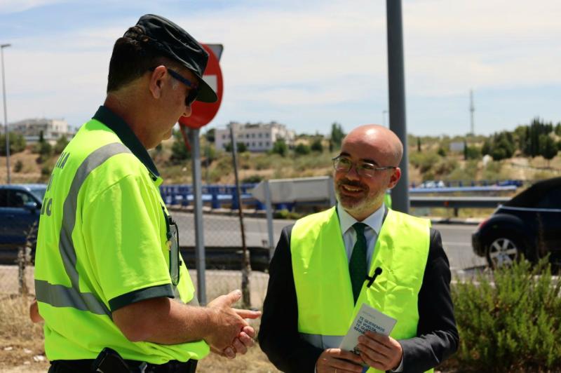 The General Directorate of Traffic deploys in Madrid a specific campaign to control and prevent motorcycle accidents