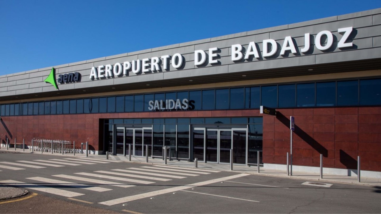 View of Badajoz Airport