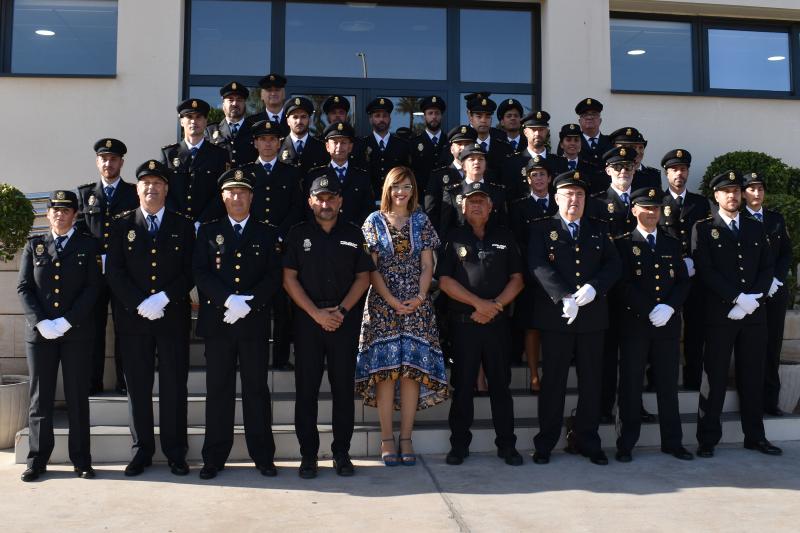 60 national police officers are integrated in Melilla to reinforce the staff of the Superior Headquarters