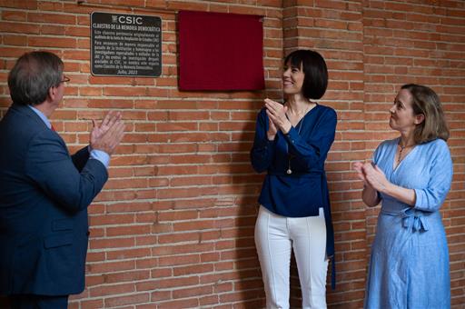 The investigative staff of the JAE exiled and retaliated by the Franco regime is recognized and repaired under the Democratic Memory Act