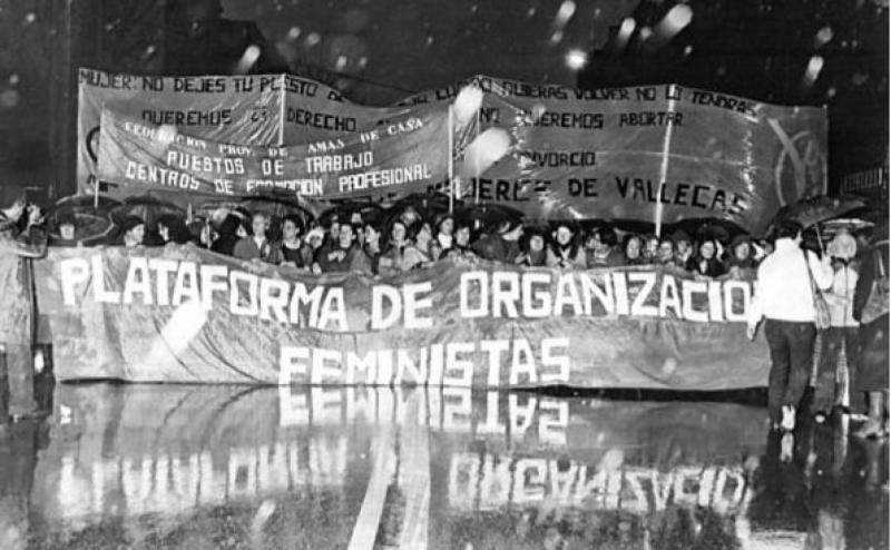 The demonstrations of the 8M, Place of Intangible Democratic Memory