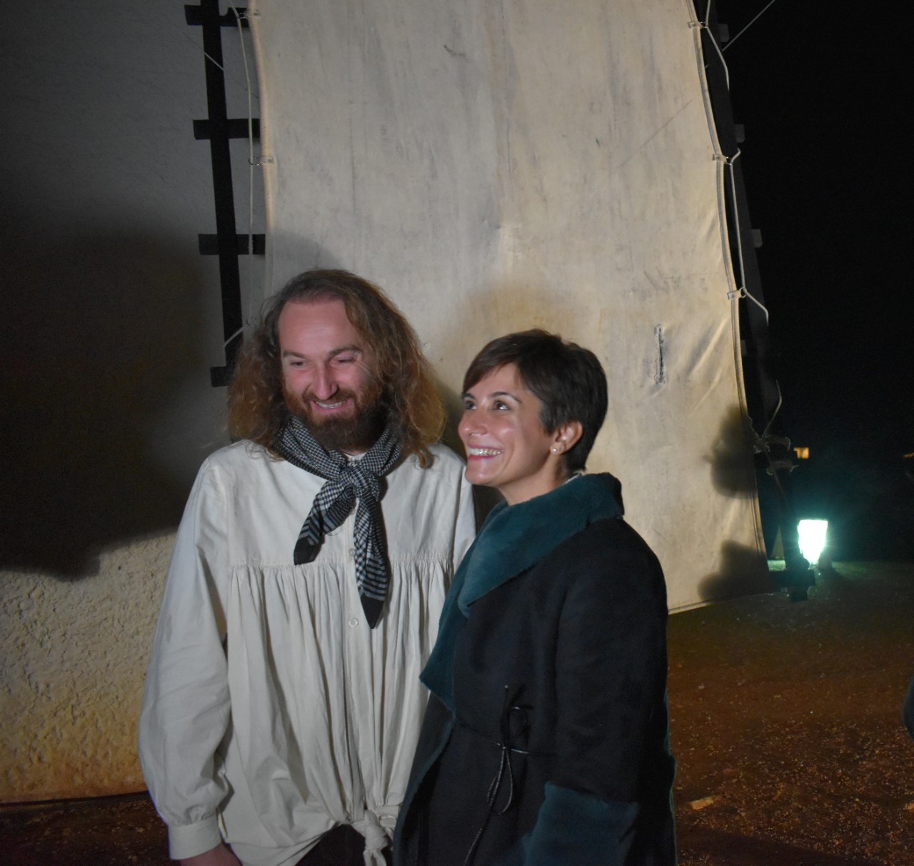 Inauguration of the artistic lighting of the historic mills of Campo de Criptana