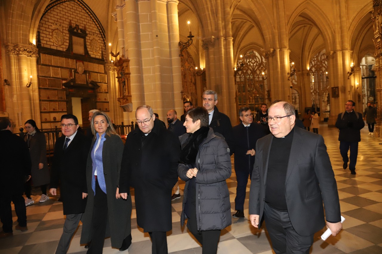 Visit to the Toledo City Council, Provincial Council and Primada Cathedral