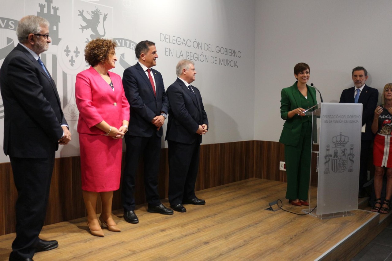 Isabel Rodríguez: “The challenge is to work for the coexistence and collaboration of all public administrations for the future of the Region of Murcia”