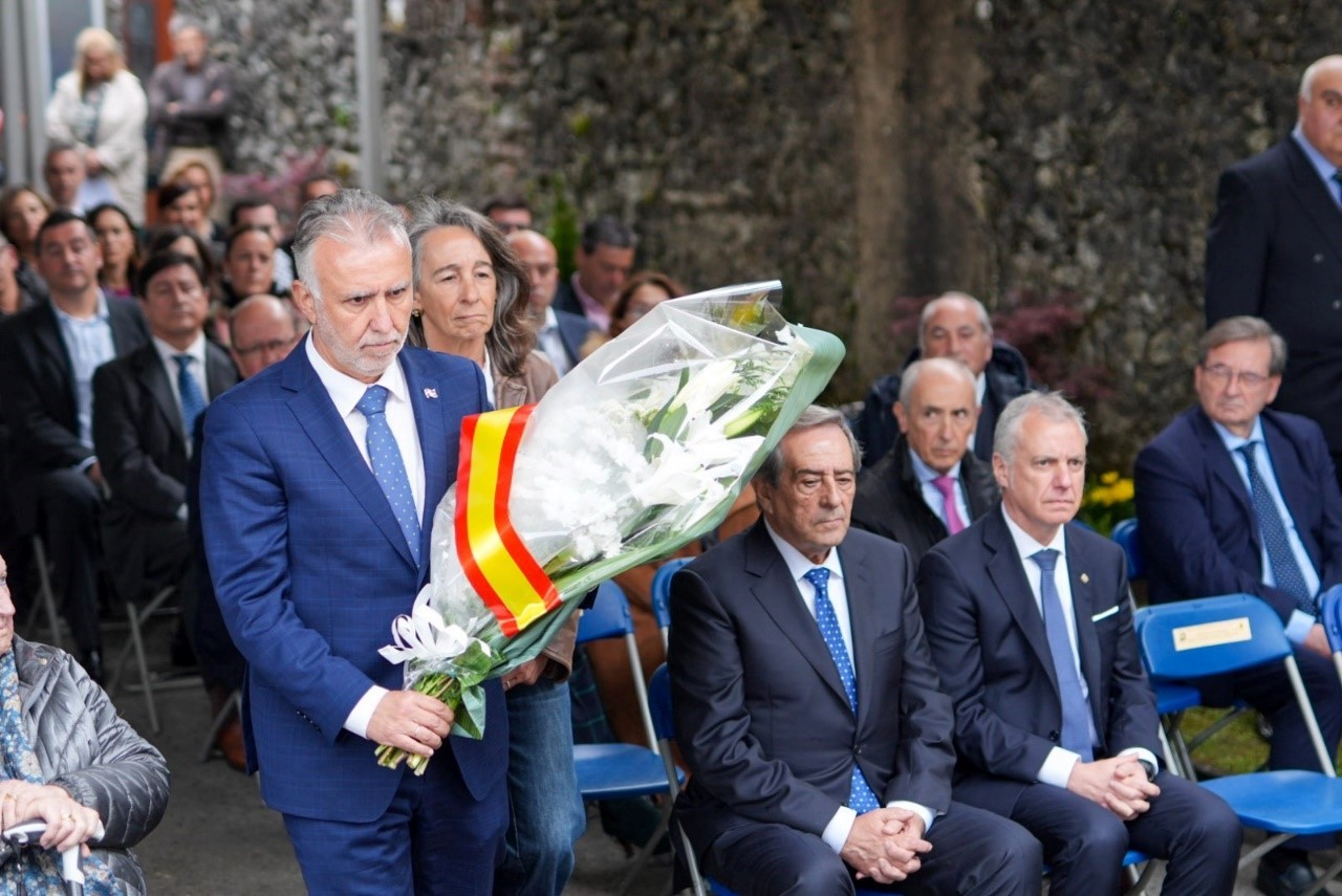 Torres attends the commemoration of the 87 years of the bombing of Gernika-Lumo, which already has the consideration of Place of Memory