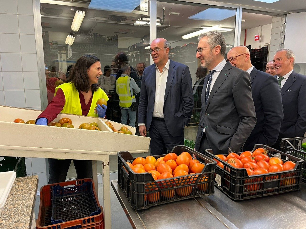 The State Secretary for Territorial Policy, Arcadi Spain, visits the Border Control Post of the Port of Santa Cruz de Tenerife