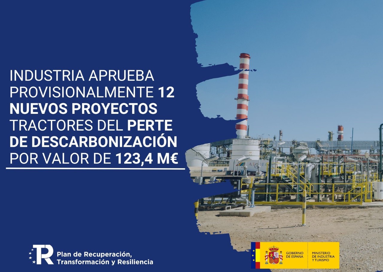 Asturiasen 69 milioi euroko balioa duten bi proiektu behin-behinean onartu ditu Gobernuak, Deskarbonizazio Industrialaren PERTEren esparruan