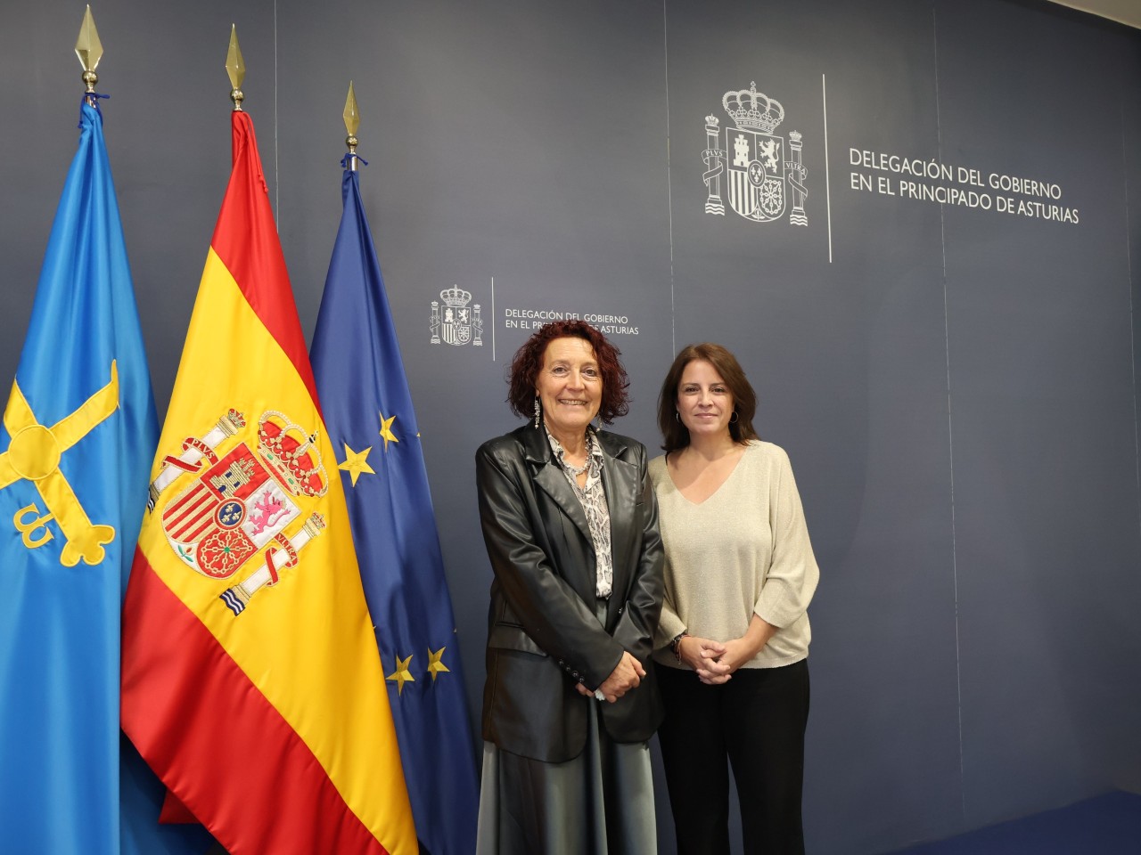 Adriana Lastra eta Cecilia Perez.
