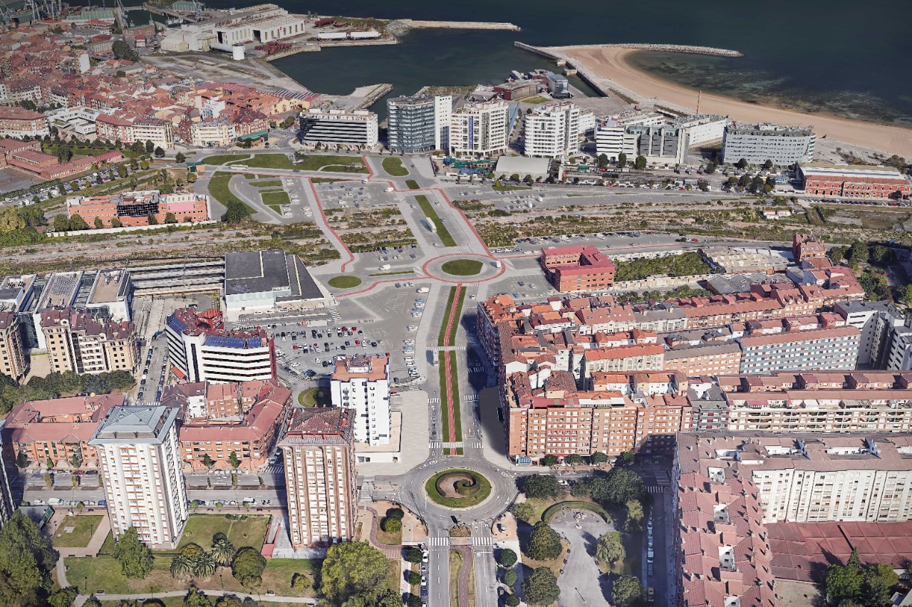 Gijongo geltoki intermodaleko lanen lehen fasearen lizitazioa baimendu du Jaurlaritzak, 40,8 milioi euroren truke