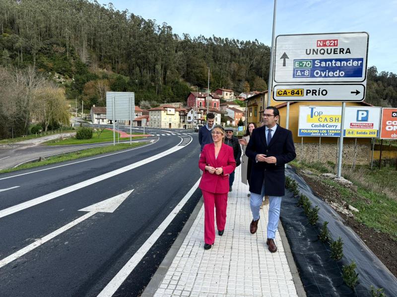 Espainiako Gobernuak bide segurtasuna hobetu du Molledan, 263.000 euroko inbertsioarekin