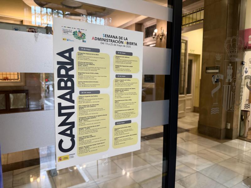 Gobernuaren Kantabriako Ordezkaritzak 20 jarduera inguru antolatu ditu Administrazio Irekiaren Astean