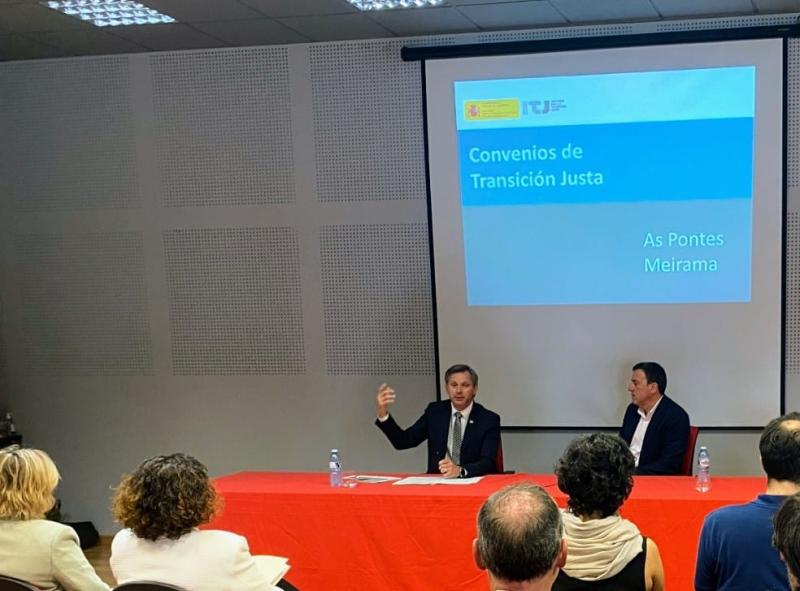 Jose Miñonesek 50 milioi euroko bi laguntza deialdi berri aurreratu ditu, bidezko trantsizio guneetako udaletan enpresa proiektuak bultzatzeko