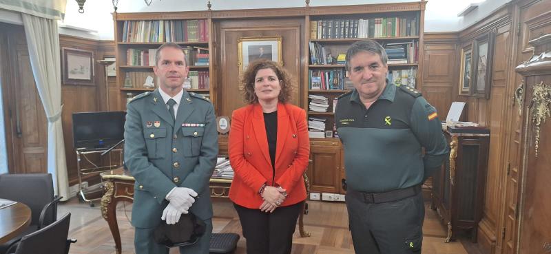Maria Rivasek Francisco Javier Fernandez Gonzalez Ferroleko Guardia Zibilaren 2. Konpainiako kapitaina hartu du