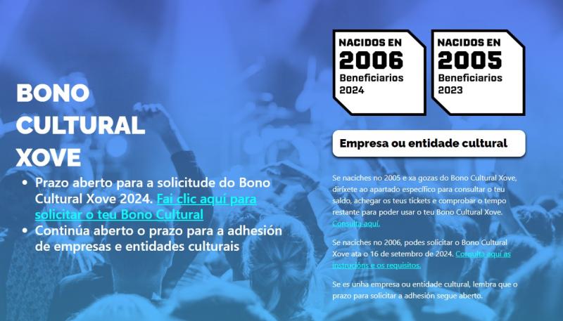 María Rivasek gazteak animatu ditu Gazte Kultura Bonua eskatzera, eta adierazi du Coruñako 8.985 neska-mutilek 400 euro jaso ahal izango dituztela irailaren 16a baino lehen eskatzen badute.