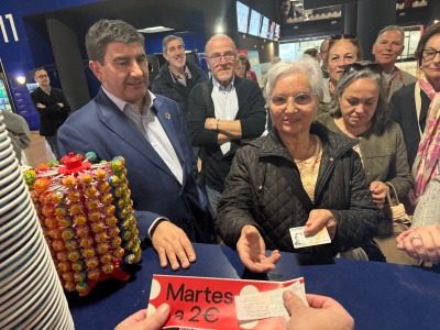 Pedro Blanco, en un cine