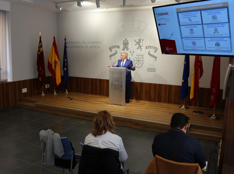 Espainiako Gobernuak 6.300 milioi euro bideratu ditu Murtziako Eskualdeko Ongizate Estatuari eusteko eta lurralde-kohesioa eta dinamizazio ekonomikoa bultzatzeko
