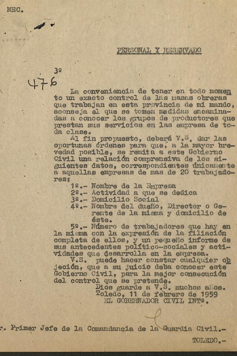 Gaztela-Mantxako Erkidegoen Batzordea. Toledoko Probintziako Artxibo Historikoa. AHPTO 4701/01-171