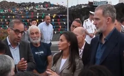 Visita de los Reyes a la isla de La Palma ERREGEEN BISITA LA PALMAKO UHARTERA