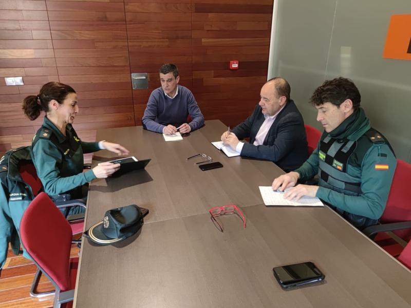O subdelegado José Ramón Morro destaca a coordinación do baixo Aragón para previr a actividade delituosa no medio rural