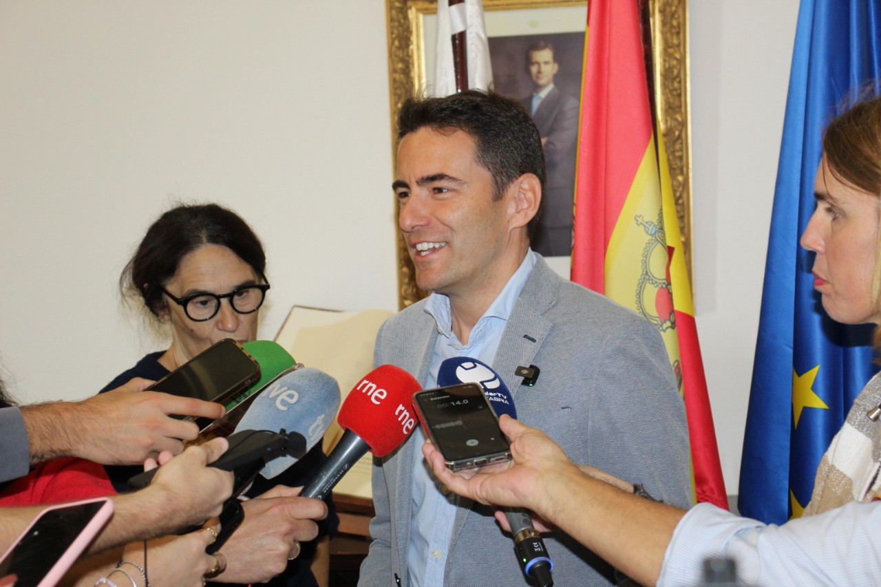 El Delegado do Goberno en Cantabria durante as declaracións