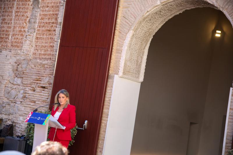 Milagres Tolón, na inauguración da contorna do Salón Rico e o Curral de Don Diego, en Toledo, “unha estratexia que compartimos coa cidadanía e co Goberno de España”