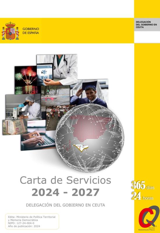 Publicada a nova carta de servizos da Delegación do Goberno de Ceuta 2024-2027