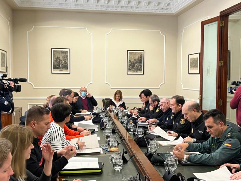 O dispositivo extraordinario de seguridade de Fallas da cidade de València suma máis de 1.800 axentes da Policía Nacional