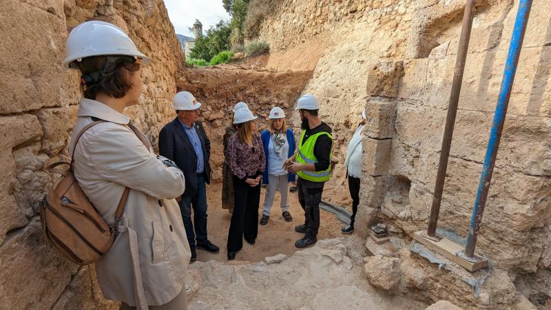 As obras do Castelo de Dénia, financiadas polo Goberno, supoñen “unha oportunidade estratéxica” para a cidade e para A Mariña