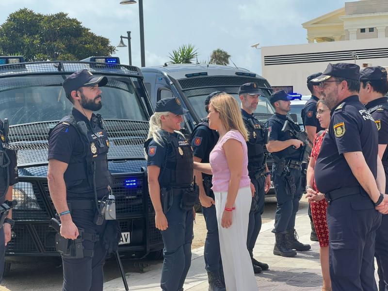 Preto de 1.000 efectivos da Policía Nacional compoñen o dispositivo da Operación Verán para a cidade de València
