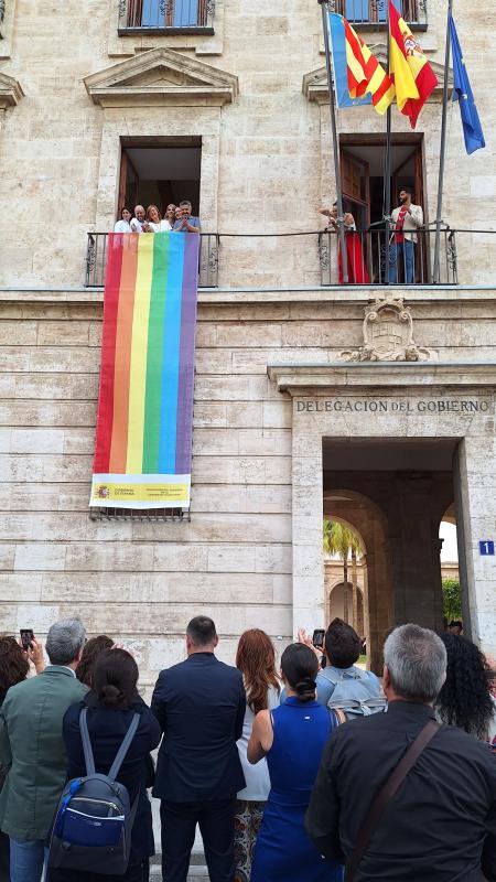 A Delegación do Goberno na Comunitat Valenciana reivindica o Orgullo LGTBI+