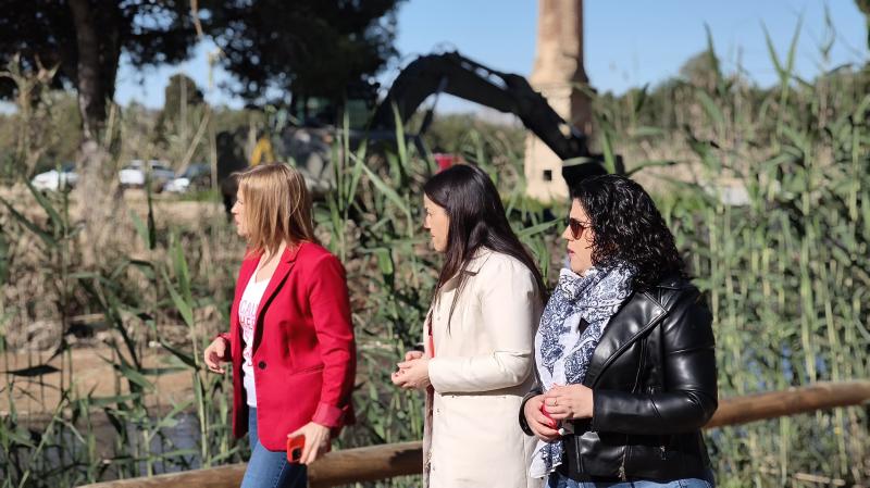 Bernabé destaca “o compromiso do Goberno e da UME  na reconstrución activa” de Catarroja e na Albufera