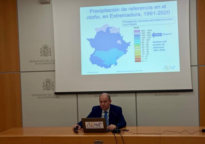 O outono en Estremadura foi moi húmido e moi cálido
