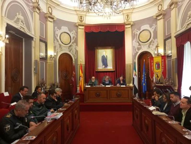 Preparado o dispositivo de seguridade para o Entroido de Badaxoz