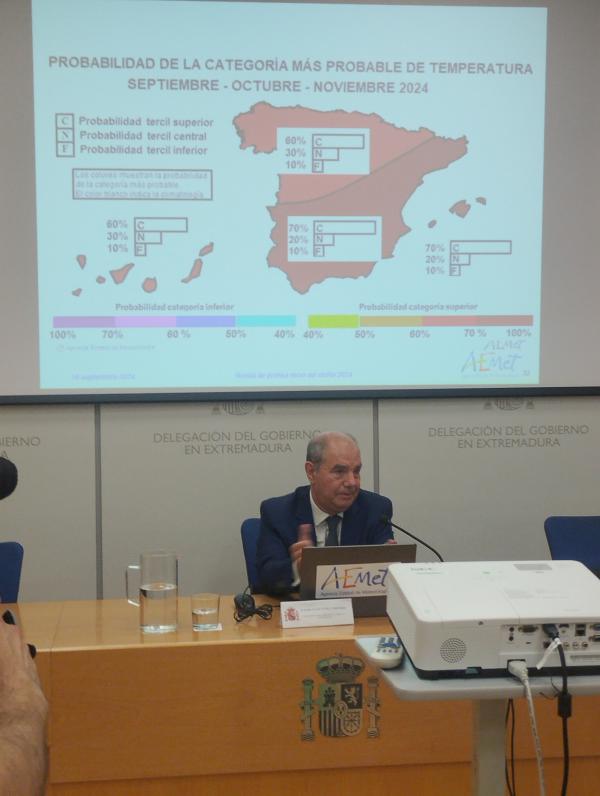 O verán en Estremadura foi húmido e cálido