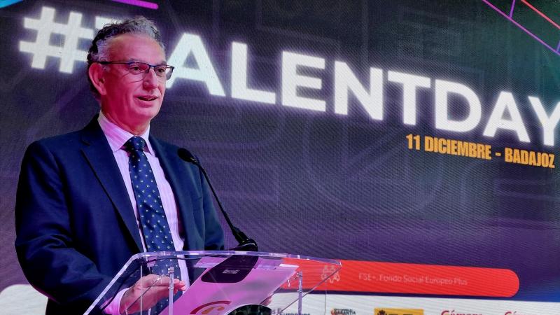 Quintana asiste ao Talent Day en Badaxoz onde puxo en valor a formación do alumnado ante o seu futuro profesional