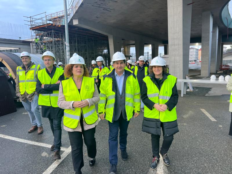 Pedro Blanco avanza que a estación de tren de Santiago disporá o ano que vén dun edificio moderno e funcional adaptado ás necesidades da alta velocidade ferroviaria
