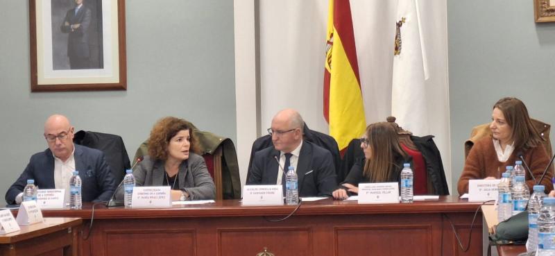 María Rivas sinalou que a mesa de coordinación interinstitucional é unha peza fundamental na loita contra a violencia de xénero