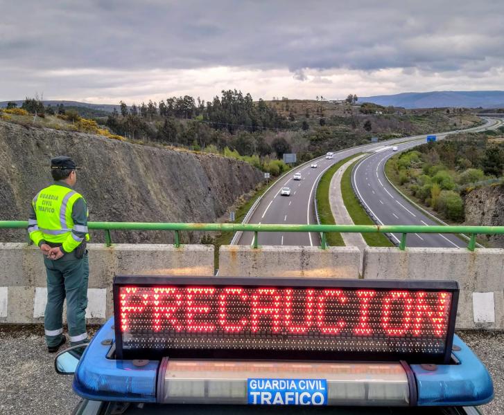 La DXT comeza mañá en Galicia unha campaña de control de velocidade centrada nas vías convencionais e zonas urbanas