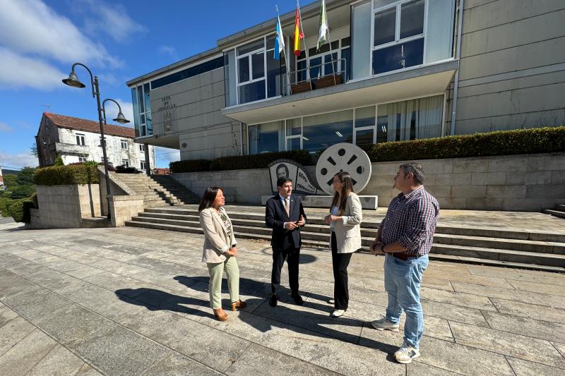Pedro Blanco subliña en Forcarei o impacto do Plan de Recuperación do Goberno nos pequenos concellos de Galicia