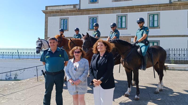 María Rivas subliña o papel da Garda Civil para que os Camiños de Santiago ao paso por Galicia sexan un destino seguro e atractivo para milleiros de persoas