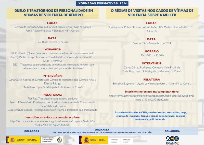 María Rivas inaugura no CIS da Coruña unha xornada para abordar o duelo nas vítimas de violencia de xénero
