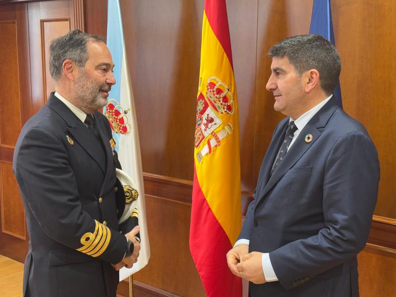 Pedro Blanco repasa co novo delegado de Defensa en Galicia os proxectos do Ministerio na comunidade
