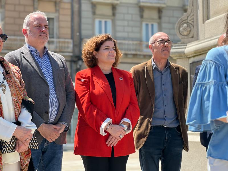 La subdelegada do Goberno nA Coruña, María Rivas, celebrou o Día das Letras Galegas no concello da Coruña